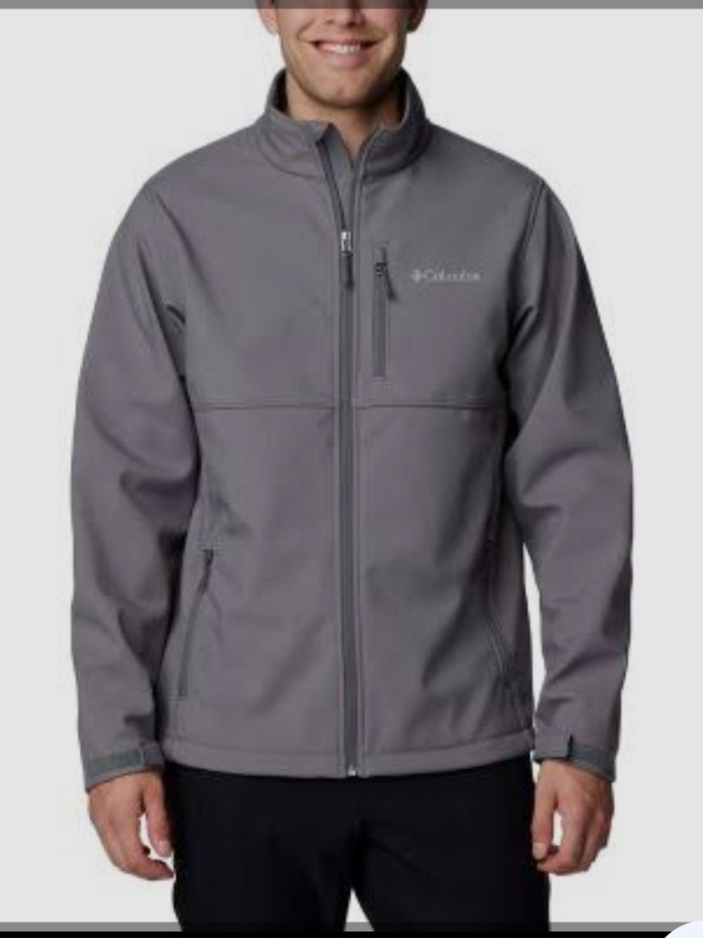 Columbia Men's Gray Performance Softshell Jacket